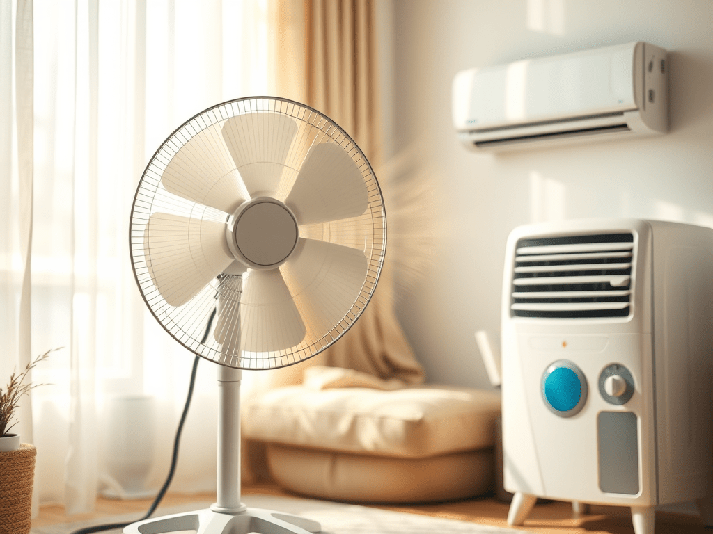 扇風機とエアコンの違いと効果的な使い方｜快適に過ごすためのポイント